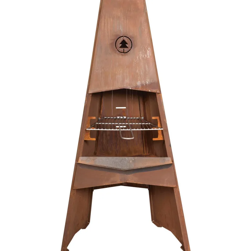 Ulkotakka Espegard 120, 120cm, corten-teräs