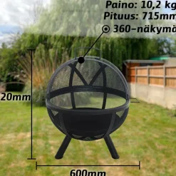 Ulkotulisija Limousin Pallo 60cm
