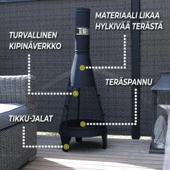 Ulkotulisija Limousin Pihatakka 126cm
