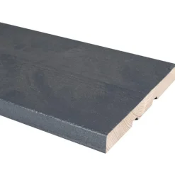 Ulkoverhouslauta JR-Wood, pintamaalattu, harmaa RR23/RAL 7024, eri vaihtoehtoja