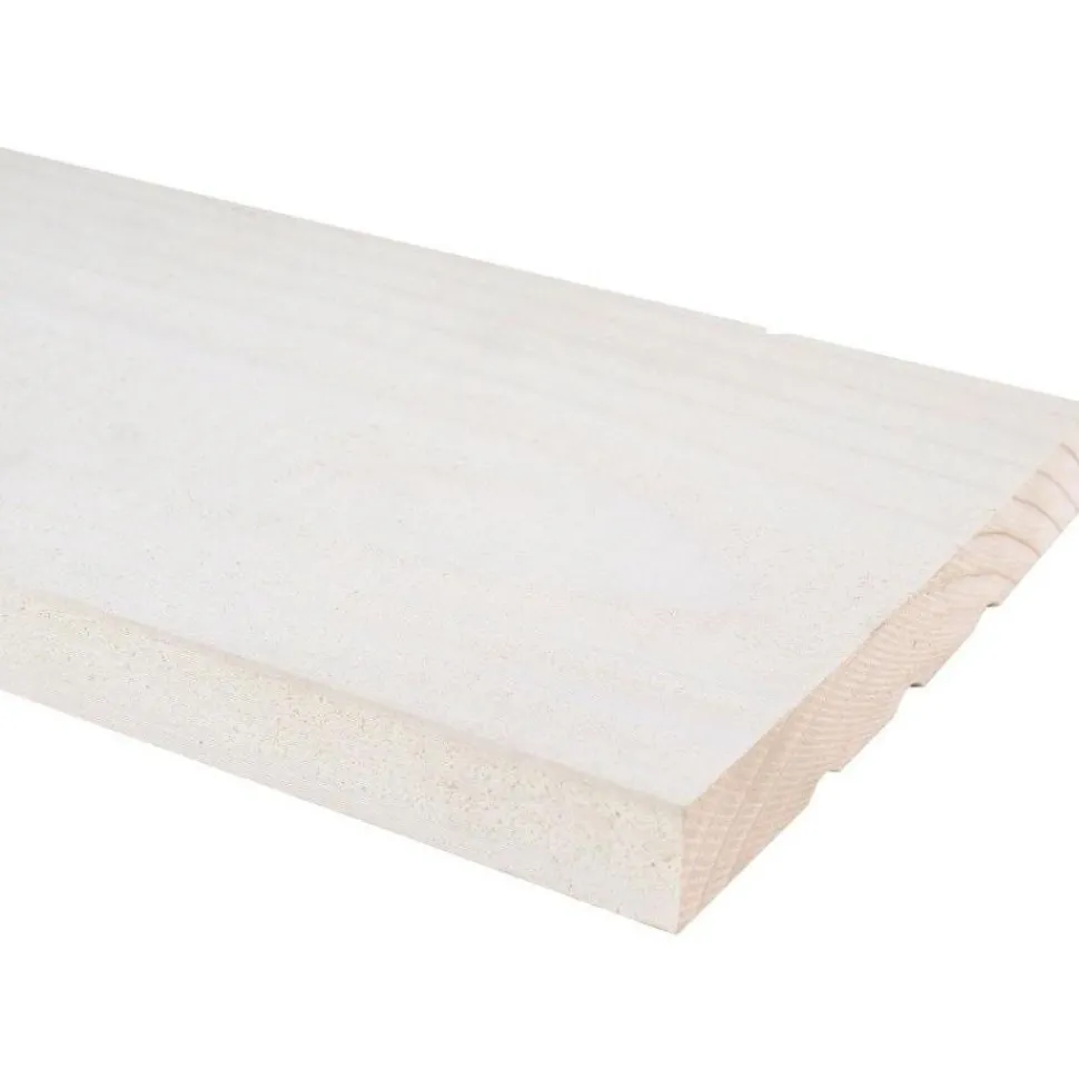 Ulkoverhouslauta JR-Wood, pohjamaalattu, valkoinen, eri vaihtoehtoja