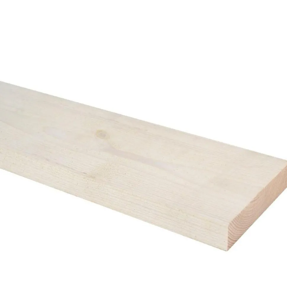 Ulkoverhouslauta JR-Wood, pohjamaalattu, valkoinen, eri vaihtoehtoja