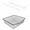 Ulosvedettävä lankakori Norscan Roller M60 500x150 mm valkoinen