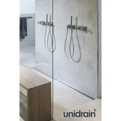 Unidrain Linjalattiakaivo Valmispaketti ClassicLine 1200 mm
