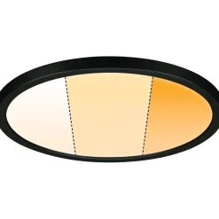 Upotettava LED-paneeli Paulmann VariFit Areo, IP44, Ø23cm, 16W, säädettävä värilämpötila, eri värejä