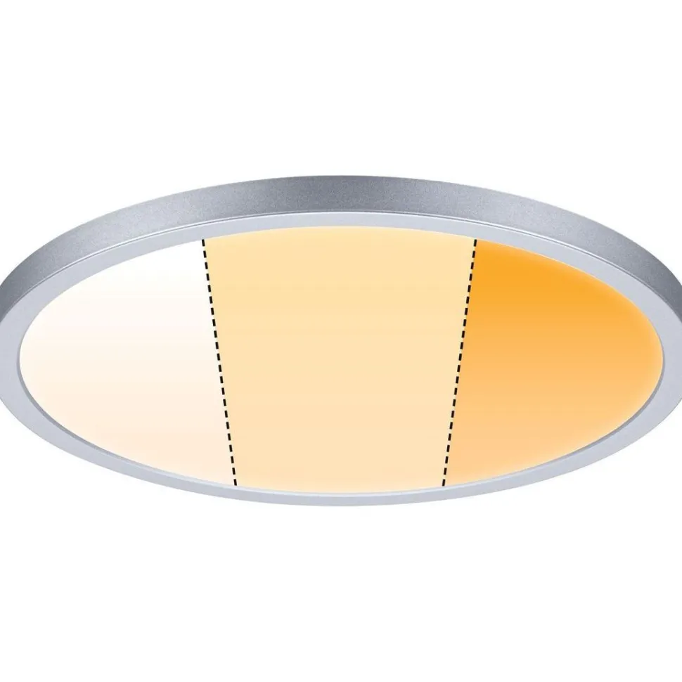 Upotettava LED-paneeli Paulmann VariFit Areo, IP44, Ø23cm, 16W, säädettävä värilämpötila, eri värejä