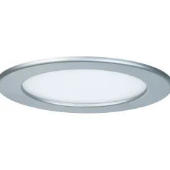 Upotettava LED-paneeli Paulmann, IP44, Ø17cm, 12W, 4000K, mattakromi