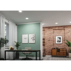 Upotettava LED-paneeli Paulmann Veluna, IP44, 12.5x12.5cm, 8.5W, 4000K, satiini
