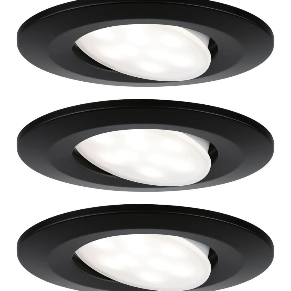 Upotettava LED-valaisin Paulmann Calla, 3kpl, IP65, Ø90mm, 6W, 530lm, 4000K, eri värejä