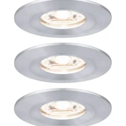 Upotettava LED-valaisin Paulmann Nova Mini Coin Rigid, 3kpl, IP44, Ø65mm, 4W, 310lm, 2700K, eri värejä