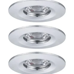 Upotettava LED-valaisin Paulmann Nova Mini Coin Rigid, 3kpl, IP44, Ø65mm, 4W, 310lm, 2700K, eri värejä