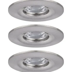 Upotettava LED-valaisin Paulmann Nova Mini Coin Rigid, 3kpl, IP44, Ø65mm, 4W, 310lm, 2700K, eri värejä