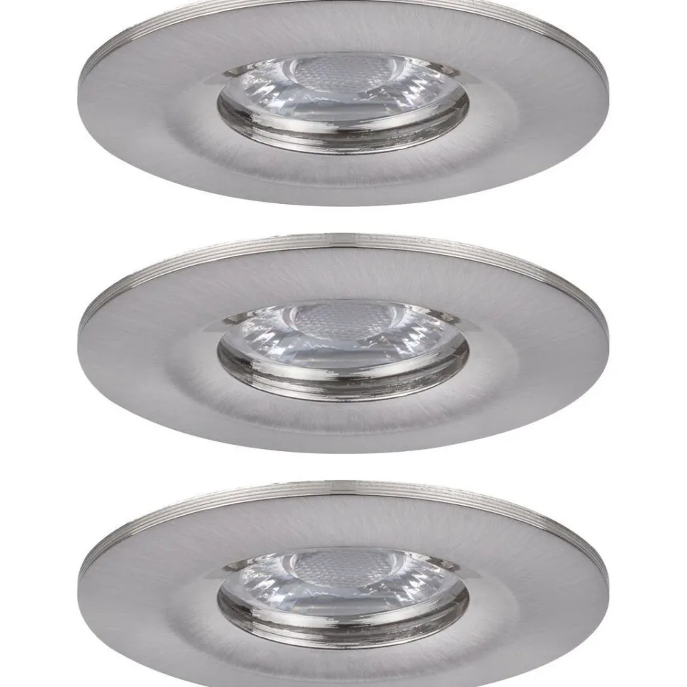 Upotettava LED-valaisin Paulmann Nova Mini Coin Rigid, 3kpl, IP44, Ø65mm, 4W, 310lm, 2700K, eri värejä