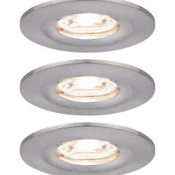 Upotettava LED-valaisin Paulmann Nova Mini Coin Rigid, 3kpl, IP44, Ø65mm, 4W, 310lm, 2700K, eri värejä