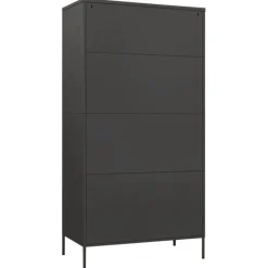 Vaatekaappi 90cm teräs eri värejä
