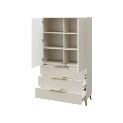 Vaatekaappi 2D3SZ XYLIX, beige (0643)