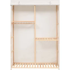 Vaatekaappi 3 hyllyä 110cm