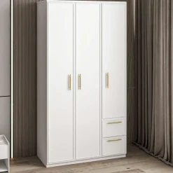 Vaatekaappi Linento Furniture Vespera, 90x171.8cm, valkoinen
