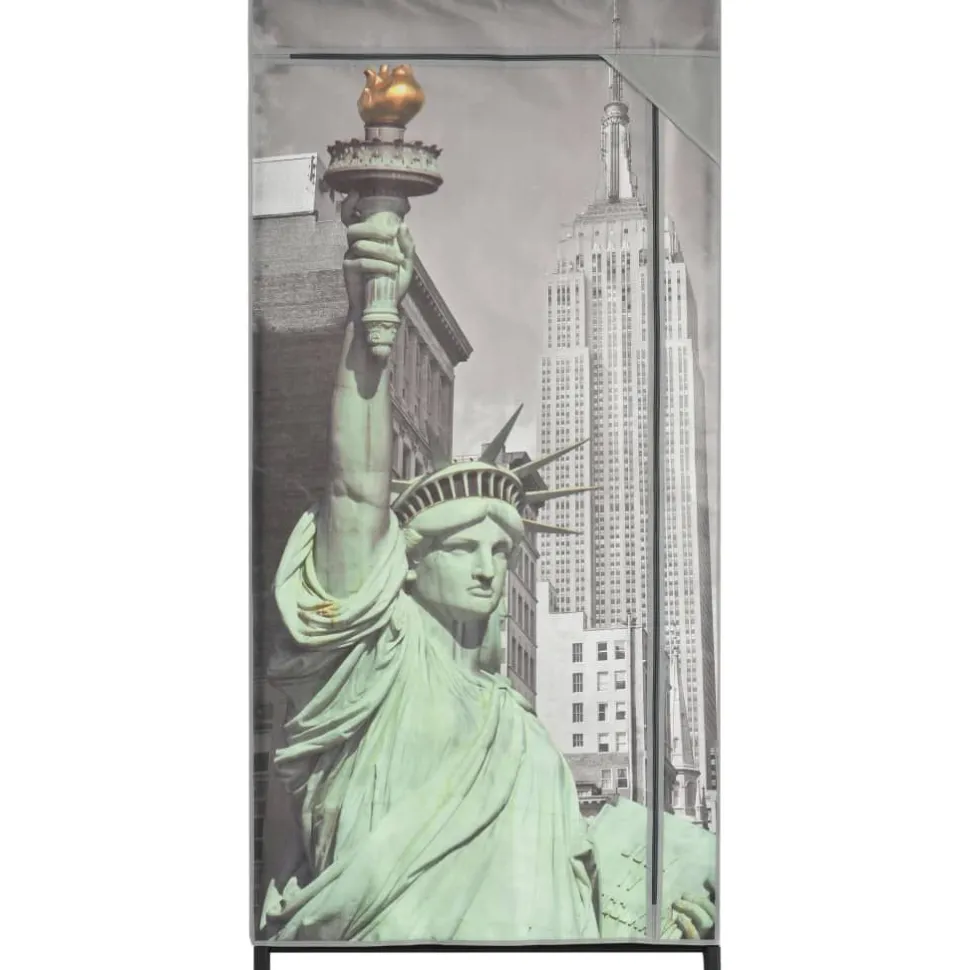 Vaatekaappi New York 75cm kangas