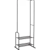 Vaaterekki Home4You FELIX 62x46xK173 cm, musta