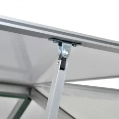 Vahvistettu alumiininen kasvihuone pohjarungolla 6,05m²
