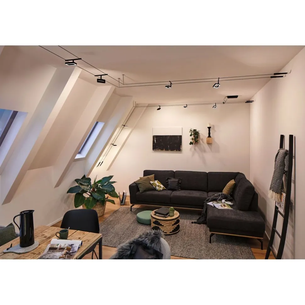 Vaijerivalaisin Paulmann CorDuo Frame, 280lm, 4.8W, 3000K, 12V, eri värejä