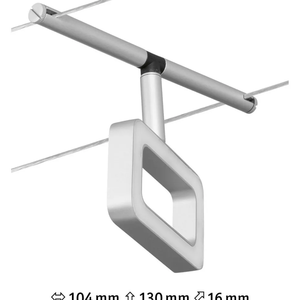 Vaijerivalaisin Paulmann CorDuo Frame, 280lm, 4.8W, 3000K, 12V, eri värejä