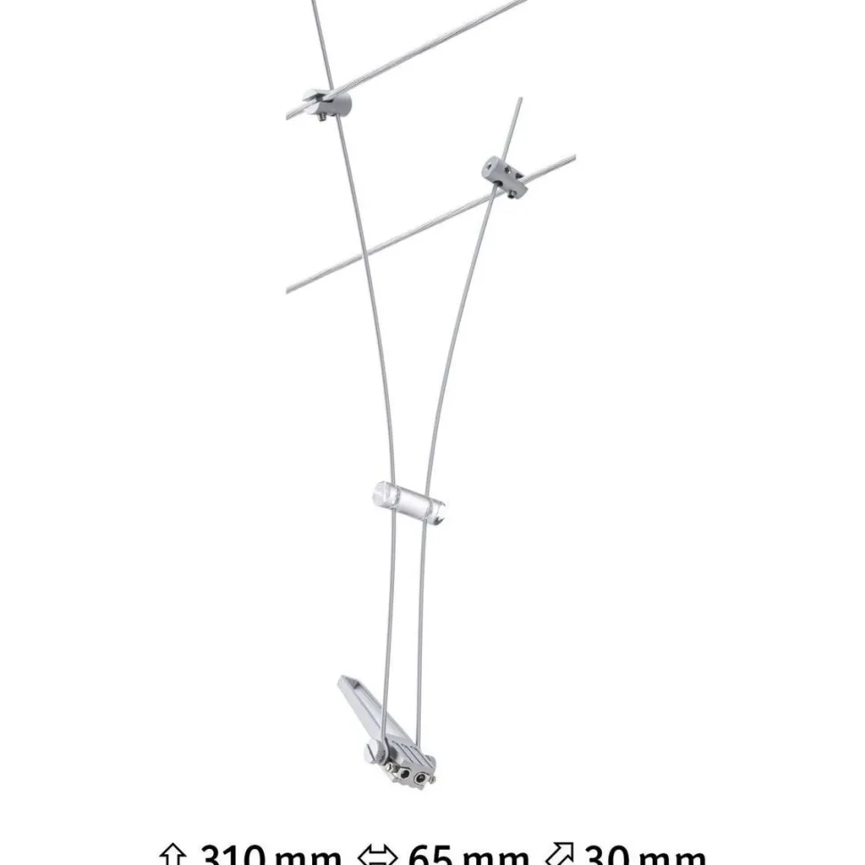 Vaijerivalaisin Paulmann CorDuo Comet, GU5.3, 12V, himmennettävä, eri värejä