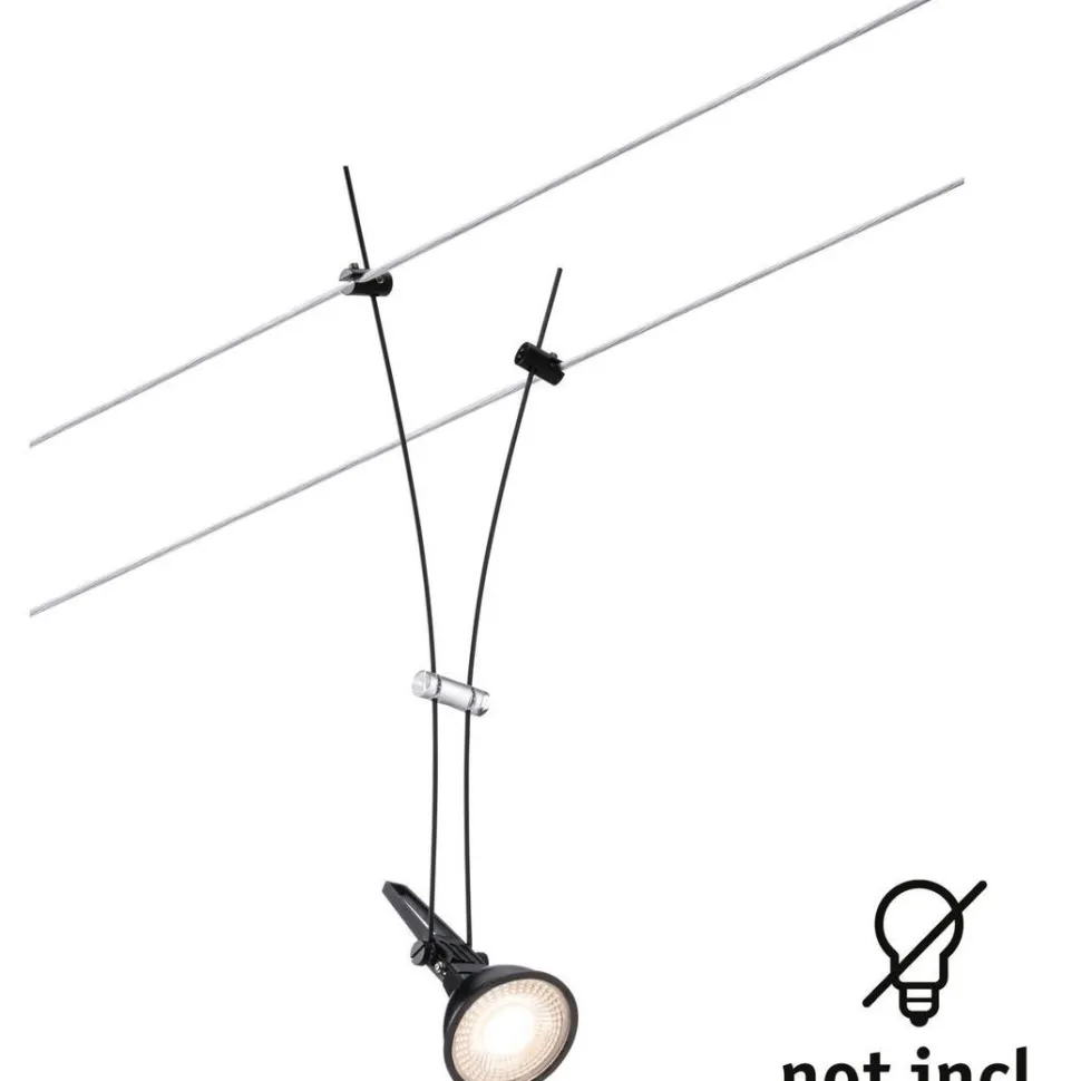 Vaijerivalaisin Paulmann CorDuo Comet, GU5.3, 12V, himmennettävä, eri värejä