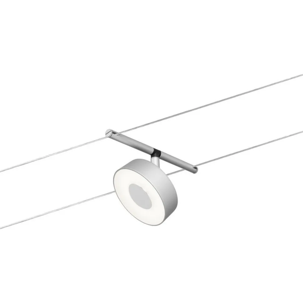 Vaijerivalaisin Paulmann CorDuo RoundMac, 200lm, 4.5W, 3000K, 12V, mattamusta/kromi