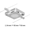 Vaijerivalaisin Paulmann CorDuo MacLED, 250lm, 4.5W, 3000K, 12V, mattakromi