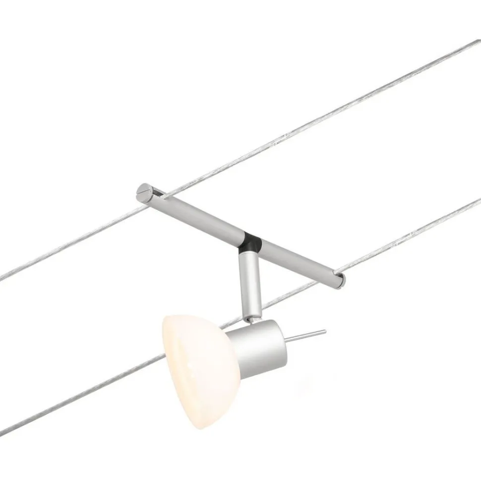Vaijerivalaisin Paulmann CorDuo Sheela, GU5.3, 12V, mattakromi