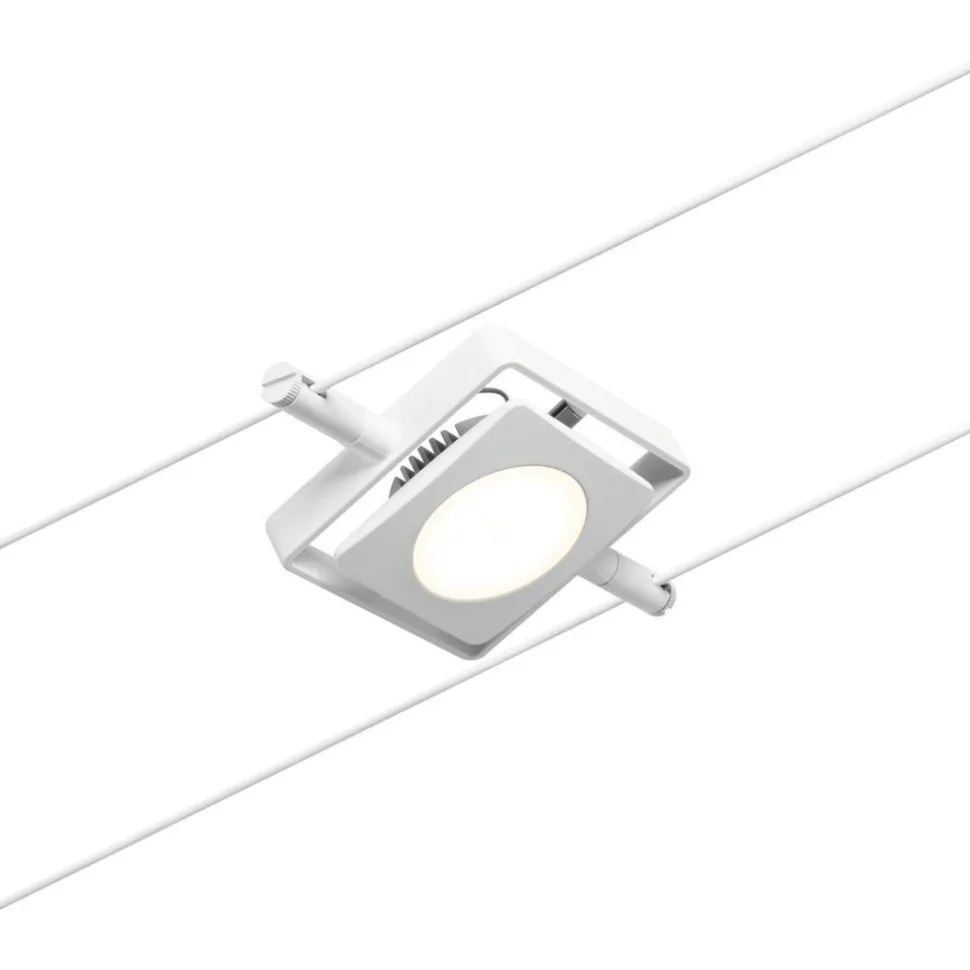 Vaijerivalaisin Paulmann CorDuo MacLED, 250lm, 4.5W, 3000K, 12V, mattavalkoinen