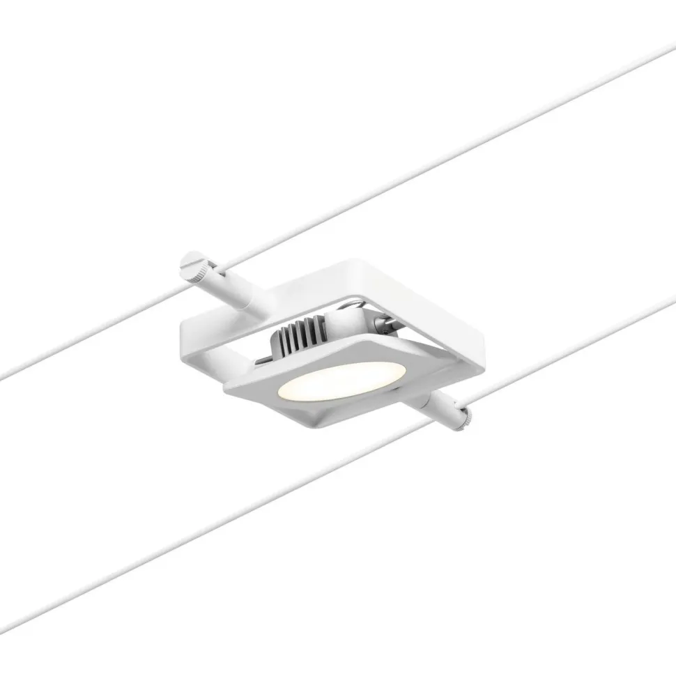 Vaijerivalaisin Paulmann CorDuo MacLED, 250lm, 4.5W, 3000K, 12V, mattavalkoinen