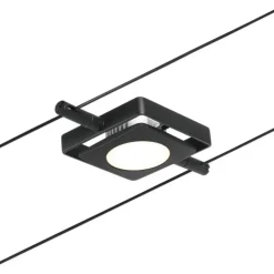 Vaijerivalaisin Paulmann CorDuo MacLED, 250lm, 4.5W, 3000K, 12V, mattamusta