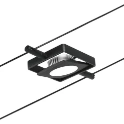 Vaijerivalaisin Paulmann CorDuo MacLED, 250lm, 4.5W, 3000K, 12V, mattamusta