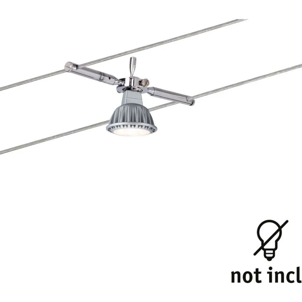 Vaijerivalaisin Paulmann TogoLED, GU5.3, 12V, himmennettävä, kromi