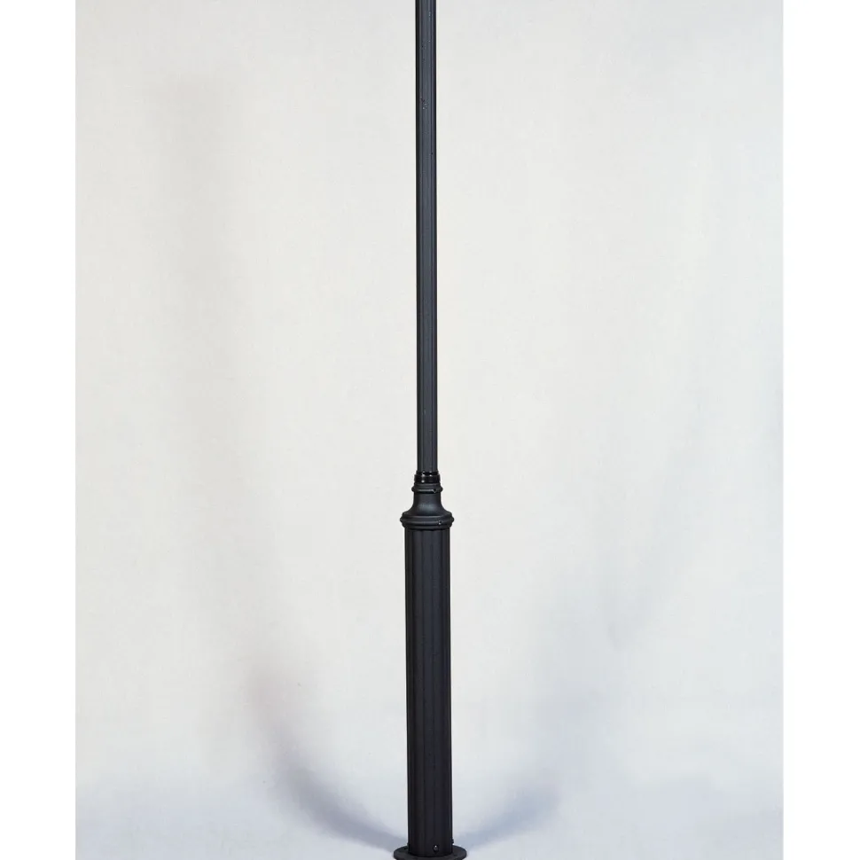 Valaisinpylväs 579-750 Draco musta matta 2000 mm