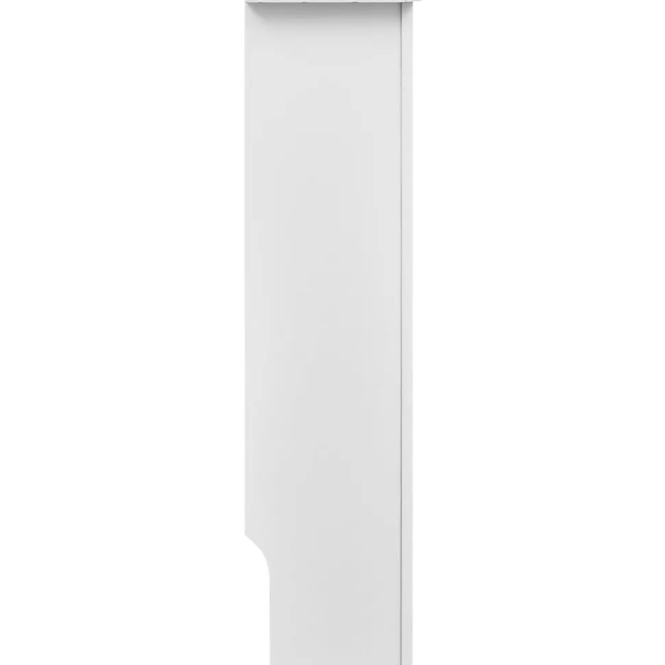 Valkoinen mdf patterinsuojakaappi 112 cm