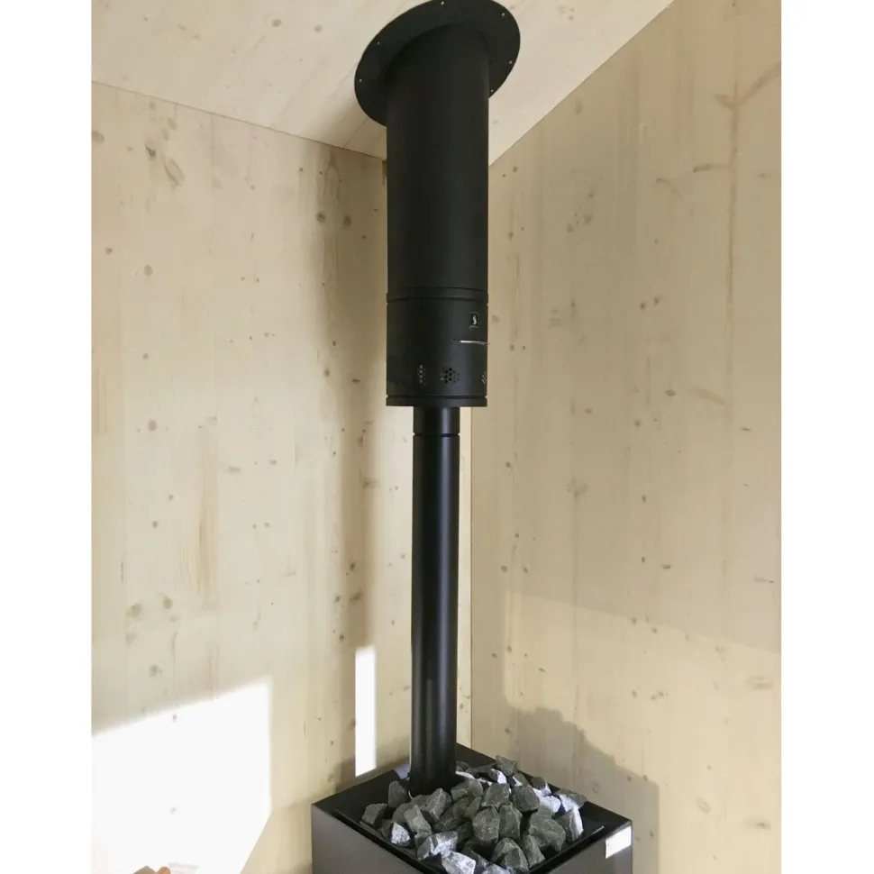 Valmispiippu Härmä Air Siro Air Sauna Ø114mm, kiuaspiippu