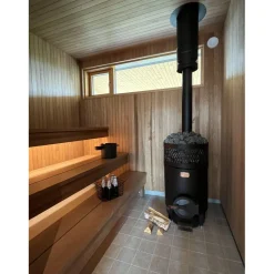 Valmispiippu Härmä Air Siro Air Sauna Ø114mm, kiuaspiippu