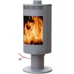 Valmistakka Andorra Exclusive, 95kg, 7,5 kW, harmaa, 90° kääntyvä