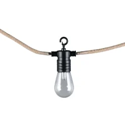 Valoketju LED Trio Ember 6m musta/luonnollinen väri