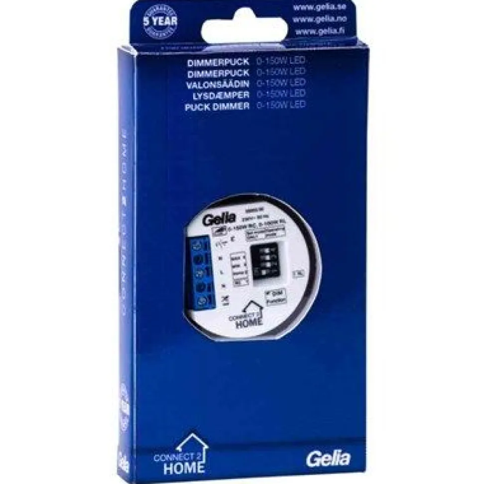 Valonsäädinmoduli Gelia Connect 2 Home 0-150W uppo-asennus