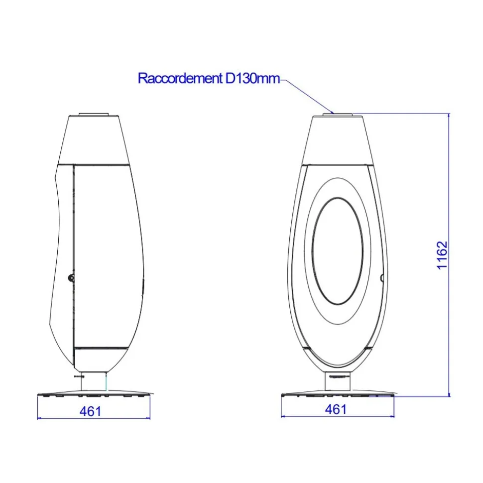 Valurautatakka Invicta Ovatio, 5kW, 137kg
