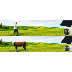 Valvontakamera Celotron Nivian Smart, 2K resoluutiolla, 4G modeemilla, akulla ja aurinkokennolla