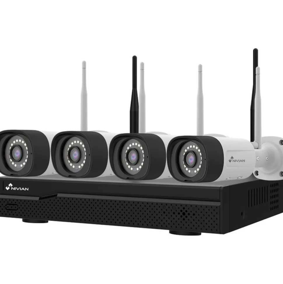 Valvontakamerapaketti Celotron Nivian Professional, 4x3MP kameraa, 10 kanavaa, langaton, yönäkö
