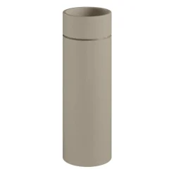 Vapaasti seisova pesuallas Kerasan Oke, lattiaviemäri P-trap, ø30x88.5cm
