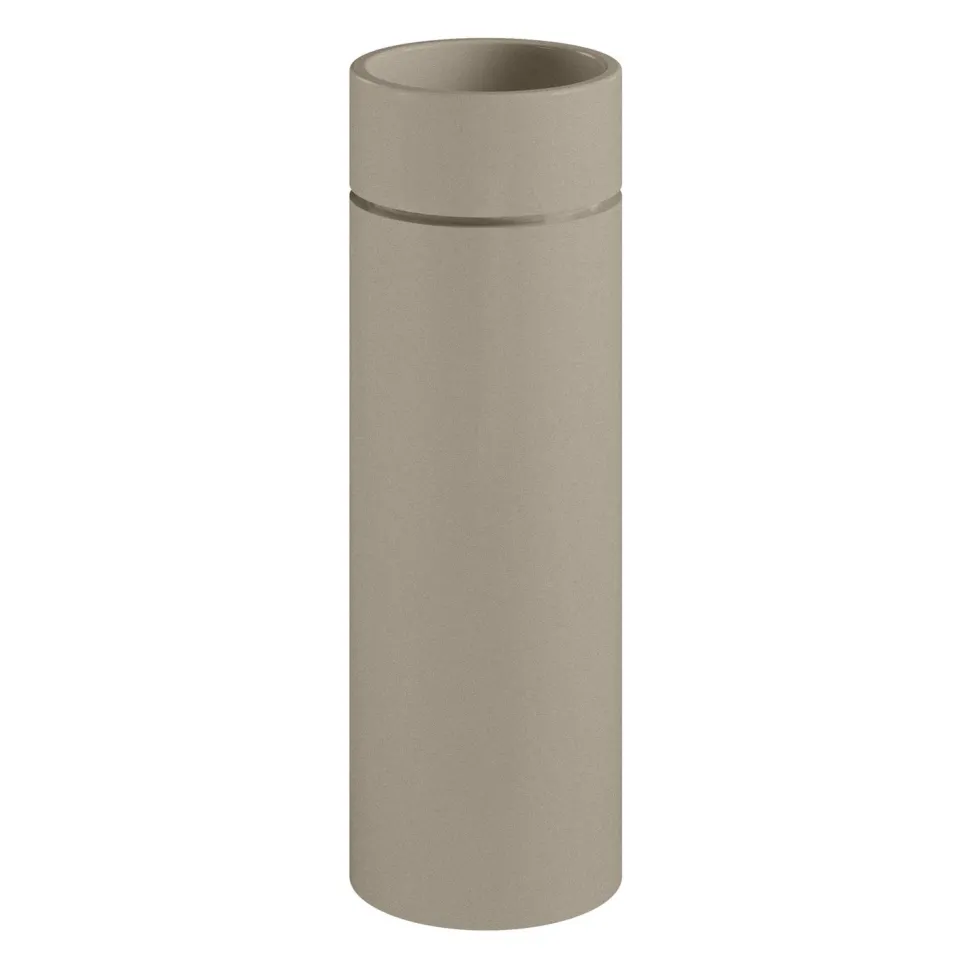 Vapaasti seisova pesuallas Kerasan Oke, lattiaviemäri P-trap, ø30x88.5cm