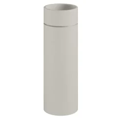 Vapaasti seisova pesuallas Kerasan Oke, lattiaviemäri S-trap, ø30x88.5cm